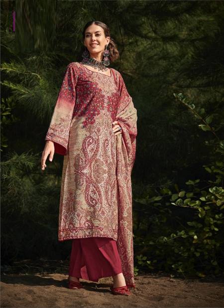 Fida Kavisha Kashmiri Wool Dress Material Collection
